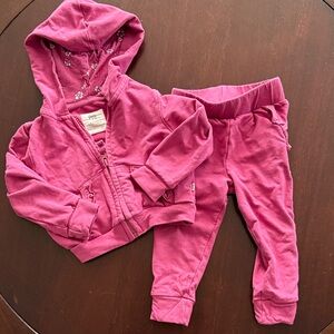 Little Sleepies Hot Pink Hooded Sweatshirt & Jogger Set